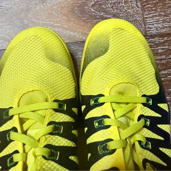 Nike Free Flywire Oregon Ducks Athletic Running Shoes Sneakers / Men’s Size 10.5 - Picture 4 of 10